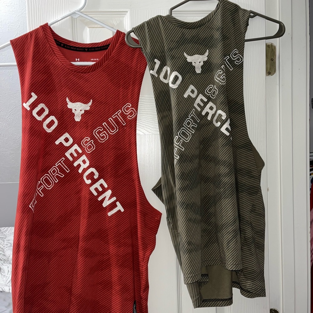Under Armour project rock large t shirt bundle